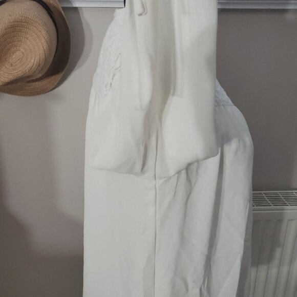 Lace Sweetheart Boho Blouse- Beige- Small- by Forever 21 - Picture 8 of 12